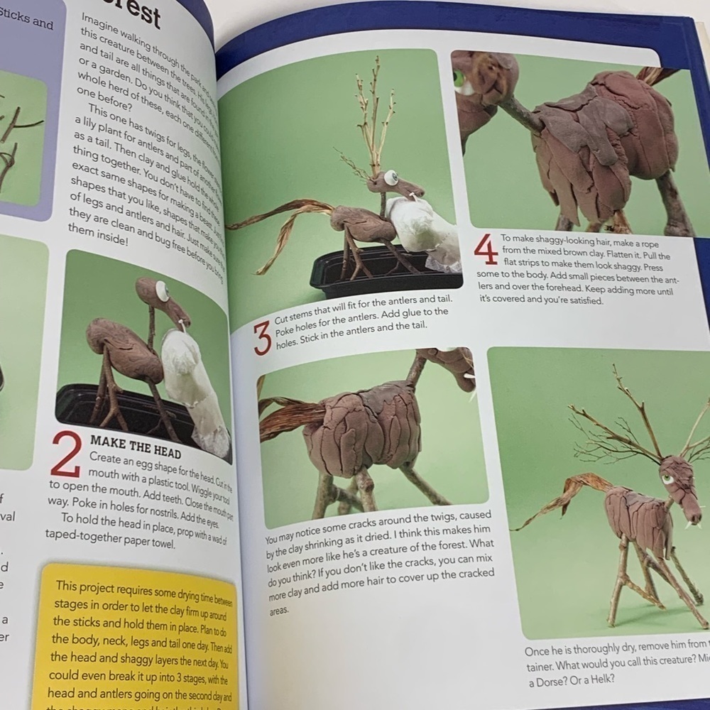 Crazy Clay Creatures by Maureen Carlson Paperback Book - Picture 6 of 11